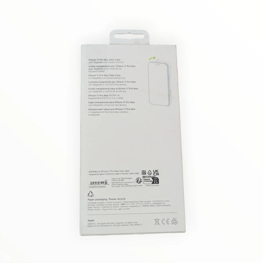 T9-O‎ Apple iPhone 17 Pro Max Clear Case with MagSafe & Camera Control